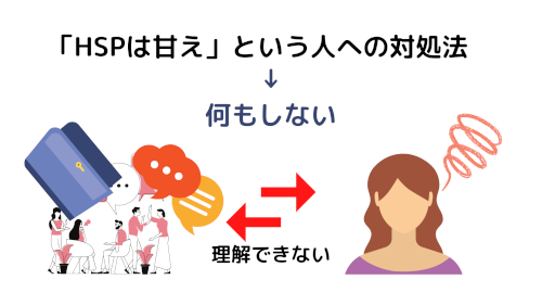 「HSPは甘え」という人への対処法